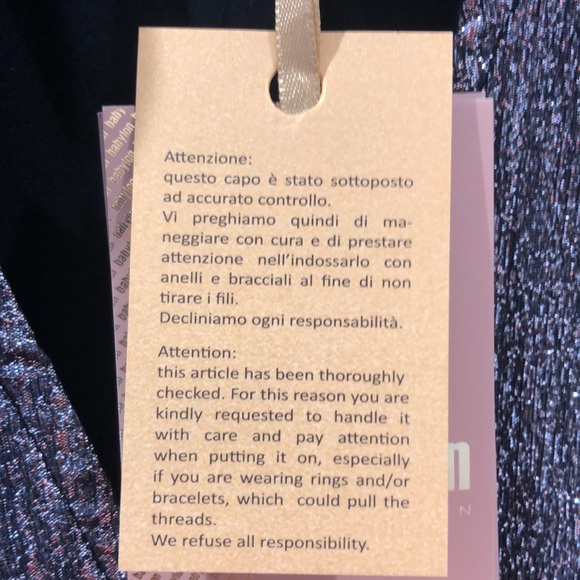 Brand  Babylon, new with tags, two pieces suit. - Picture 6 of 8